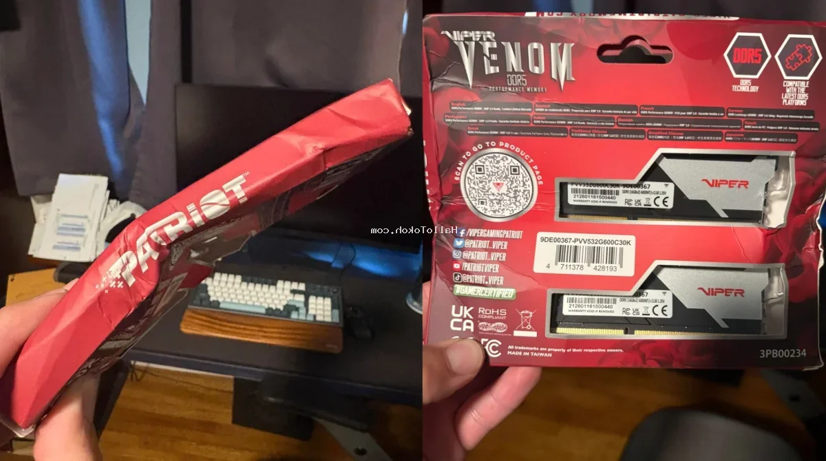 High-End RAM Kit Survives Delivery Nightmare After Arriving in Bent Packaging