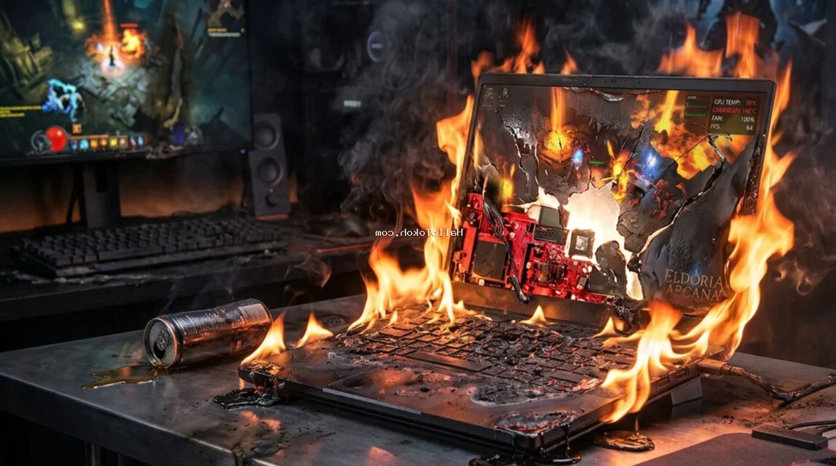 Gaming Laptop Temperature Drops 15 Degrees Celsius Via Surface Swap<span class="gemini-post-meta-desc" style="display: block; font-size: 16px; color: #555555; line-height: 1.6; margin-top: 10px; margin-bottom: 10px; font-weight: 400; font-family: sans-serif; text-transform: none; letter-spacing: normal;">Discover how a gaming laptop user achieved a massive fifteen-degree Celsius temperature drop simply by swapping their wooden desk for a metal surface during intense gaming sessions.</span>