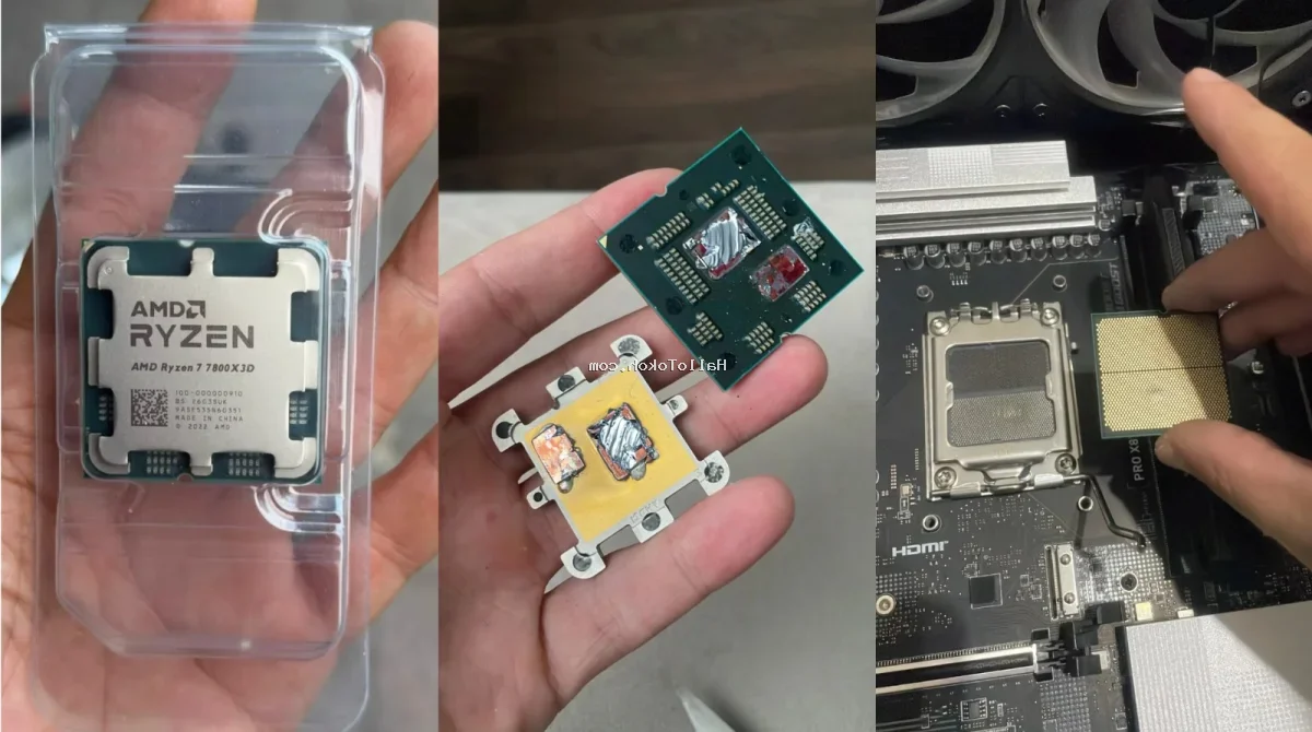 Ryzen 7 7800X3D CPU Swells and Destroys Motherboard Socket in Shocking Hardware Failure